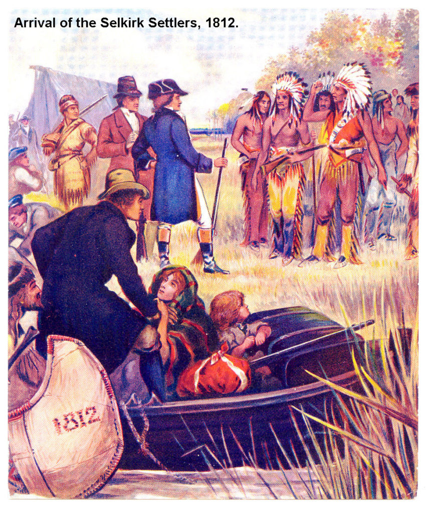 1812 Arrival of Red River Settlers