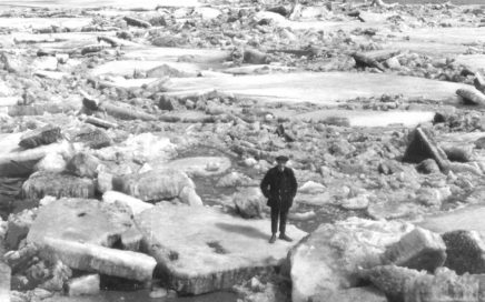 1913 Selkirk, Red River ice jam