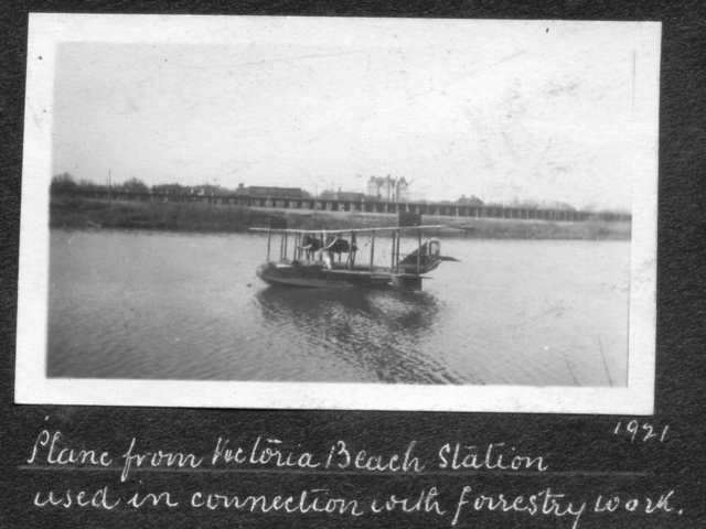 1921 Float Plane on Red River