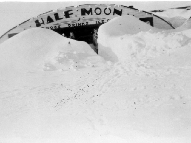 Half Moon in big storm 1966