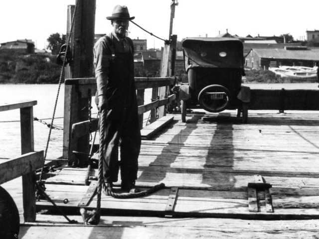 Otto Scramstad 1926 on Selkirk Ferry