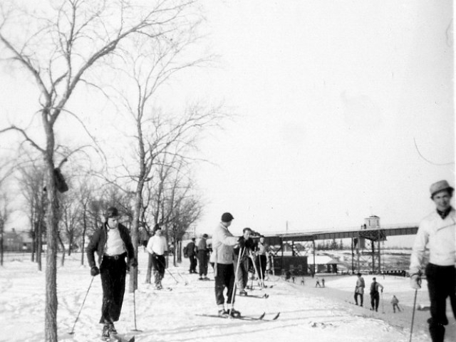 Skiing at Lockport 1939