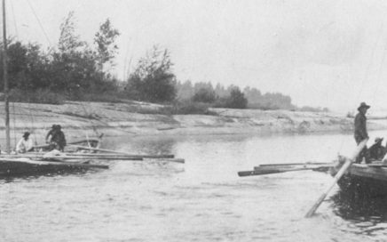 York boats in Manitoba, 1890