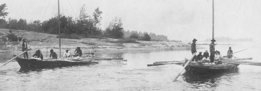 York boats in Manitoba, 1890