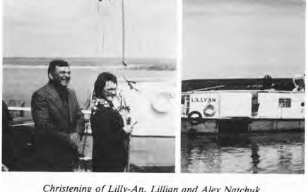 Christening of the Lilly-an, Lillian and Alex Natchuk