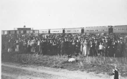 Immigrants Arrive by Rail