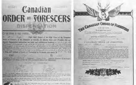 Order of Foresters Documents