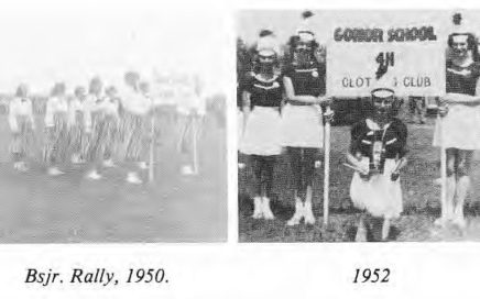 4-H Gonor Photos 1950 and 1952