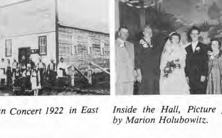 Ukrainian Concert and Wedding, East Selkirk 1922