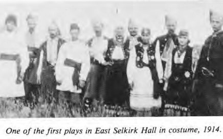 Play at East Selkirk Hall 1914