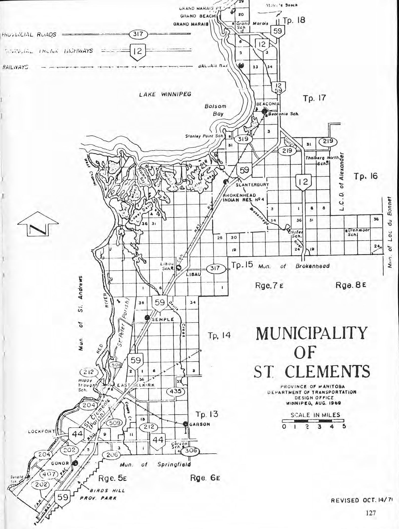 Map of St. Clements