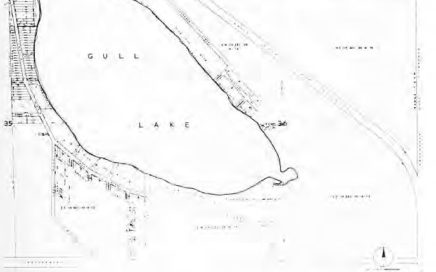 Map of Gull Lake
