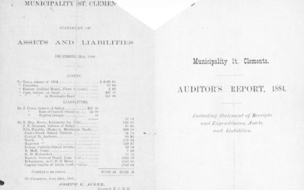 Auditors Report 1884
