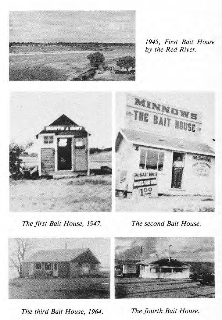 First Bait House by the Red River 1945