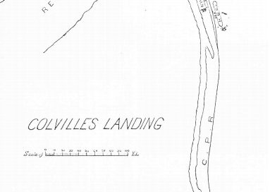 Map of Colvilles Landing
