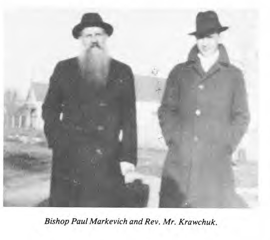 Bishop Paul Markevich and Rev. Mr. Krawchuk