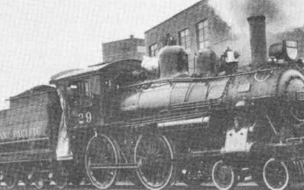 CPR Engine 29, a 4-4-0 type built in 1882.