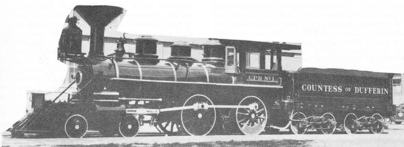 The famous Canadian Pacific Railway Locomotive No. I Countess of Dufferin