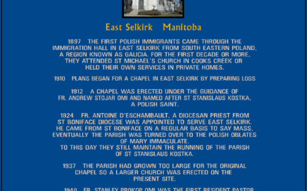 St. Stanislaus Kostka Church Sign